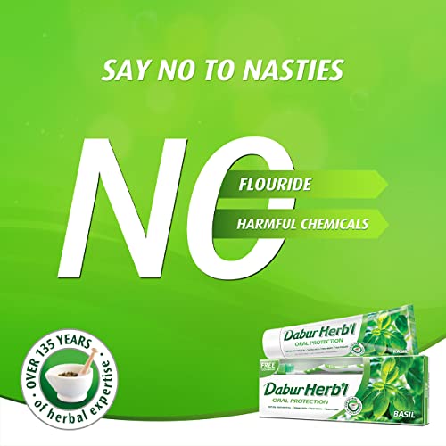 Dabur Herbal Natural Toothpaste & Oral Protection Dental Care Kit