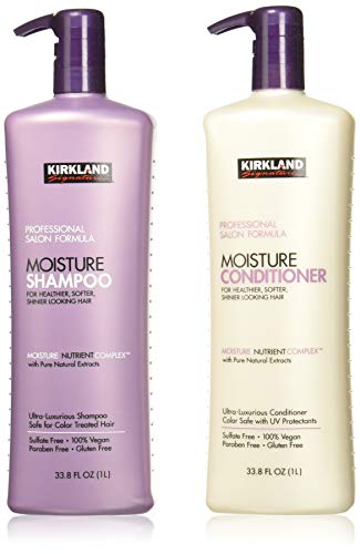Kirkland Signature Professional Moisture Shampoo & Conditioner Bundle - 33.8 Oz Each
