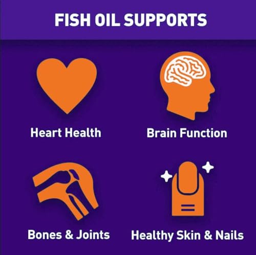 NBL NATURAL Super Omega 3 Fish Oil 1000mg - 360 EPA 240 DHA - Cardiovascular Support - 100 Softgels