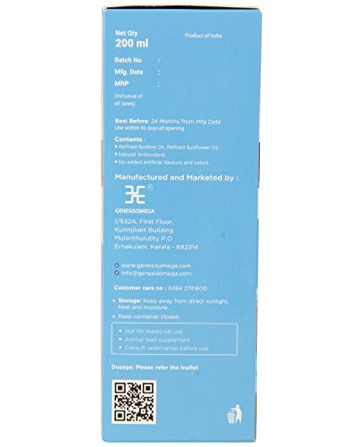 Fish 3Oil for Cats - Immunity & Shiny Coat Booster with Vitamins & Antioxidants