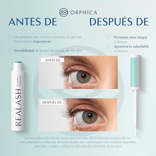 ORPHICA Realash Eyelash Conditioner - Growth Serum for Longer Lashes