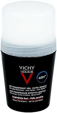 Vichy Homme Anti-Perspirant Roll-On - Stain-Resistant Protection