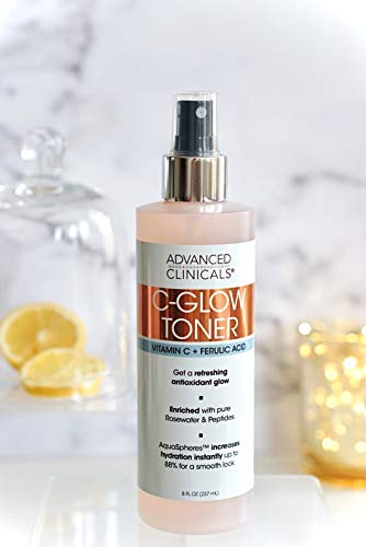 Advanced Clinicals Vitamin C Glow Facial Toner Mist