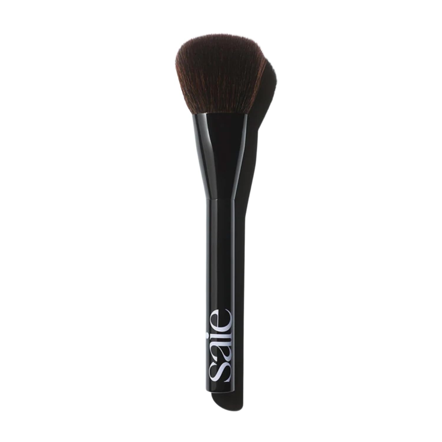 Saie Powder Blush Brush - Fluffy, Tapered Powder Brush for Seamless Application