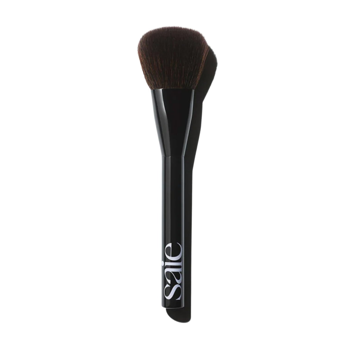 Saie Powder Blush Brush - Fluffy, Tapered Powder Brush for Seamless Application