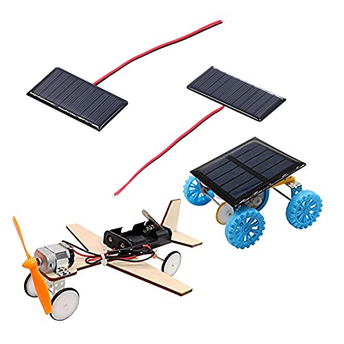 0.3W 5V Polysilicon Micro Solar Panel - 2PCS for Low-Power Appliances and DIY Projects