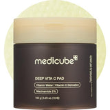 Medicube Deep Vita C Pad - Dark Spot & Pigmentation Wiping Care with 500,000PPM Vitamin Water - Korean Skincare (70 Pads)