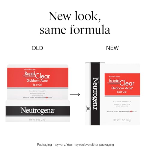 Neutrogena Rapid Clear Stubborn Acne Spot Treatment Gel - 10% Benzoyl Peroxide, 1 oz