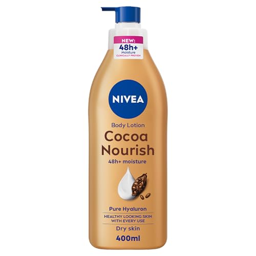 NIVEA Cocoa Butter Vitamin E Body Lotion 400ml - 48hr Moisture