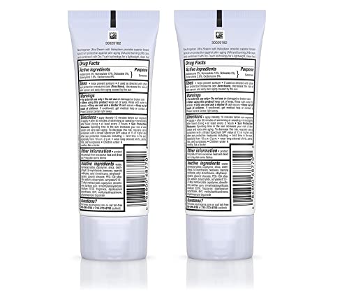 Neutrogena Ultra Sheer Dry-Touch Water Resistant Sunscreen Lotion SPF 70 - Non-Greasy, Broad Spectrum, Pack of 2 (3 fl. oz each)