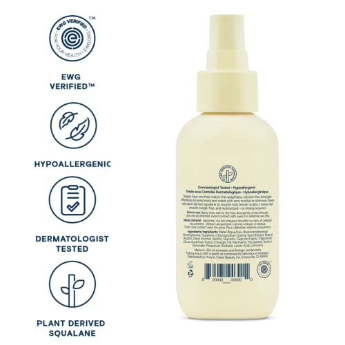 Pipette Leave-In Hair Detangler: Silicone-free, Plant-Derived for All Hair Types