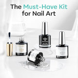 Modelones Nail Dehydrator, Primer, Gel Base & Top Coat Set - Acid-Free