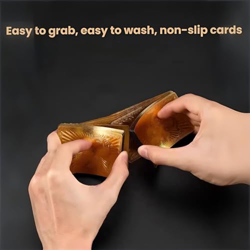 Premium Gold Foil PVC Playing Cards Deck (52+Joker) – Waterproof & Durable
