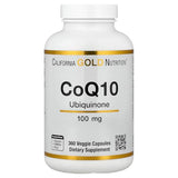 California Gold Nutrition CoQ10, USP Grade Ubiquinone, 100 mg, 360 Veggie Capsules