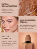 SHEGLAM Sun Sculpt Cool Toned Liquid Contour Stick - Earthy Sepia | Long-Lasting Cream Bronzer