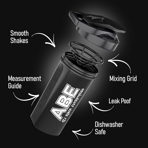 Applied Nutrition ABE All Black Protein Shaker Bottle - 700ml