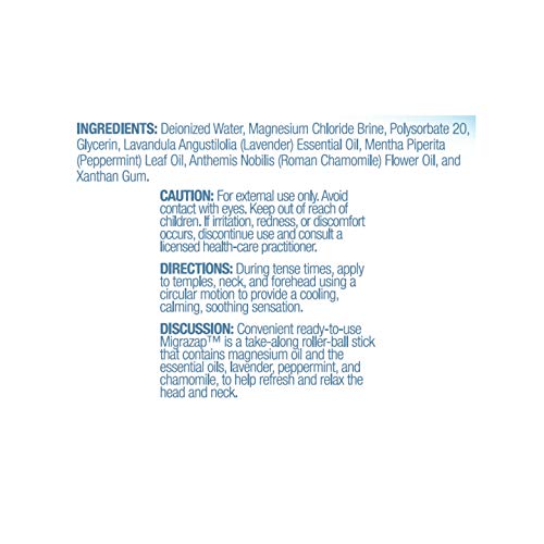 Migrazap Magnesium Roll-On for Headache Relief - 7ml