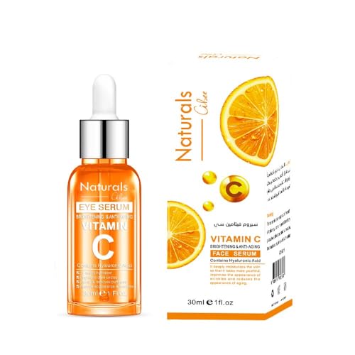 Naturals Vitamin C Serum for Face - Anti Aging & Brightening with Hyaluronic Acid - 30 ml