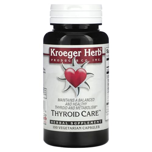 Kroeger Herb Thyroid Care Capsules - 100 Count