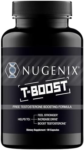 Nugenix T Boost - Free Testosterone Booster Supplement for Men, 90 Count