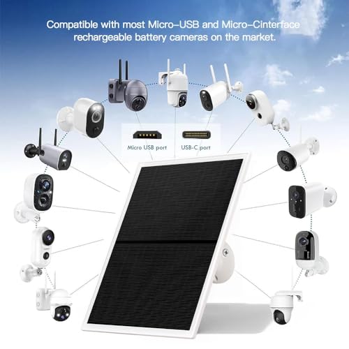 10W IP66 Waterproof Solar Panel for Security Cameras