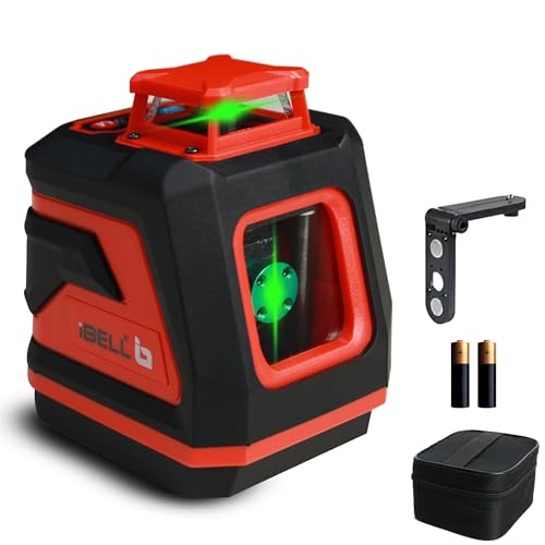 iBELL IBL LL5-45 Professional Green Beam 5-Line Self-Leveling Laser Level