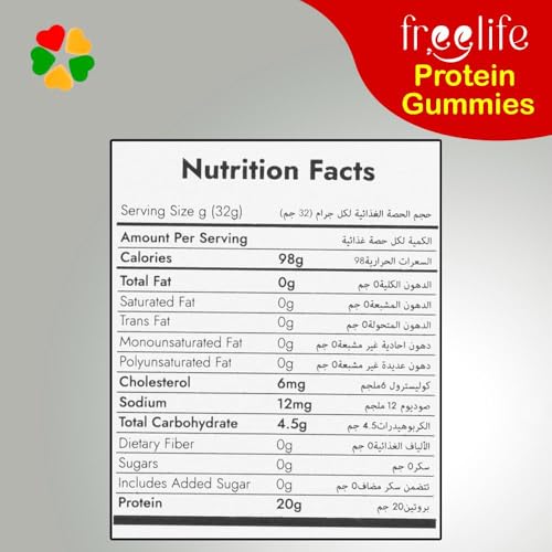 FreeLife Watermelon Protein Gummies - 32g Pack of 24
