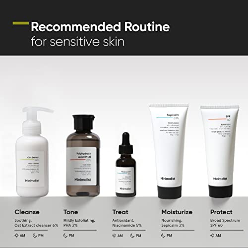 Minimalist Gentle Cleanser with Oat Extract & Hyaluronic Acid | Sensitive Skin Face Wash - 120 ml