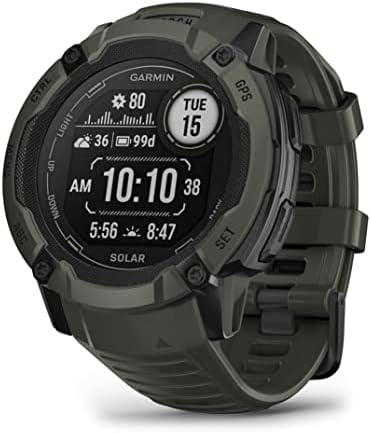 Garmin Instinct 2X Solar - Moss Green Rugged Smartwatch