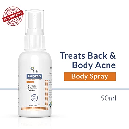 Malar 2% Salicylic Acid Back Acne Spray for Acne on Back, Shoulders, Neck & Chest, 50ml