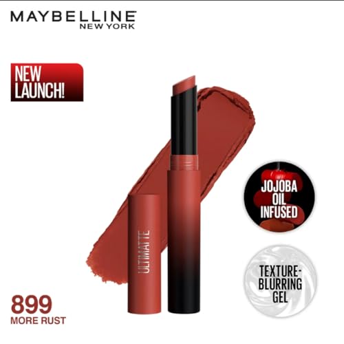 Maybelline New York Ultimattes Lipstick - 899 More Rust 1.7g