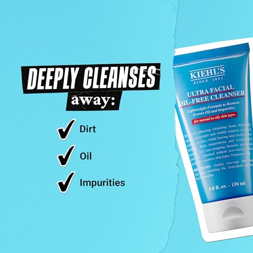 Kiehl's Ultra Facial Oil-Free Cleanser - Deep Cleanse for All Skin Types (150ml)