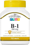 Vitamin B6 Supplement - 100mg, 110 Tablets