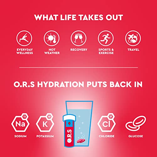 O.R.S Hydration Tablets - Strawberry Flavor (24 Tablets)
