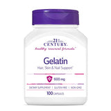 21st Century Gelatin Capsules - 600mg, 100 Count
