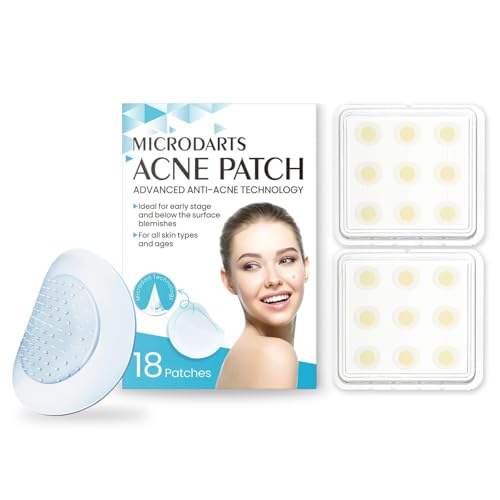 KASTWAVE Micropoint Acne Patch - 18 Patches with Advanced Anti-Acne Technology for Early Stage Blemishes