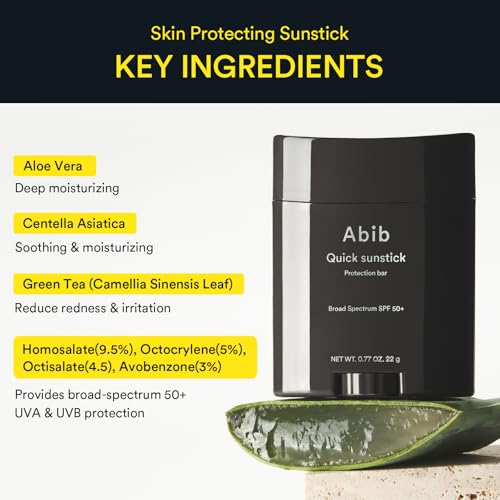 ważne Airy & Quick Sunstick DUO Broad Spectrum SPF50+ Korean Sunscreen Stick with Sun ещё Alternating Effect and Lawn Masks