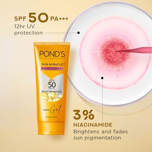 POND's SPF 50 Sunscreen Serum with Niacinamide-C: Fade Dark Spots & Protect