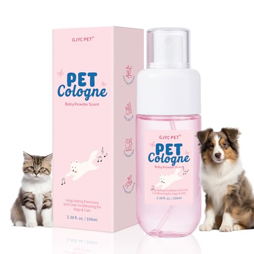 Dog Perfume Spray - Baby Powder Fragrance for Pets, Long-Term Deodorant, Travel-Friendly (100 ml)