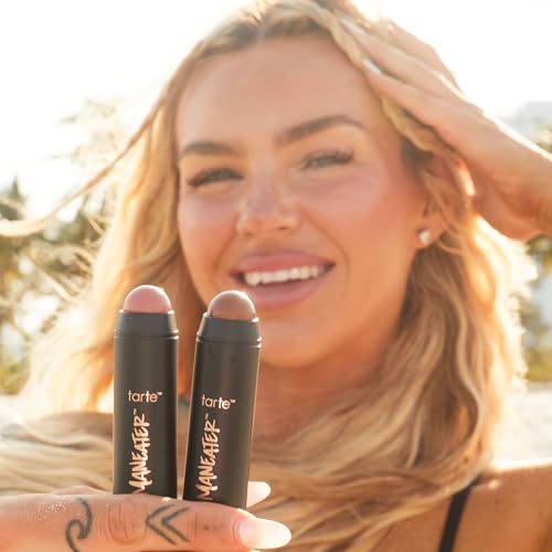 Tarte Maneater™ Silk Stick Bronzer - After Dark | Silky, Buildable Bronzer for Sun-Kissed Glow