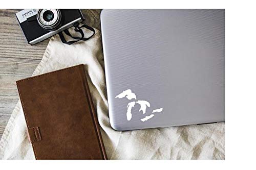 Great Lakes Vinyl Decal – White Car Window Decal by Foxtail Decals
