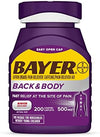 Bayer Back & Body Extra Strength Aspirin 500mg for Muscle & Joint Pain
