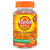 Metamucil Fiber Supplement Gummies - Sugar Free Orange Flavor - 72 Count