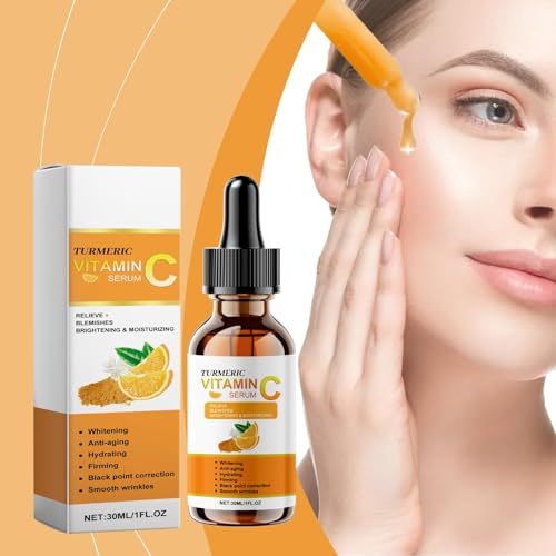 TERRIFI Turmeric Vitamin C Serum - Brightening, Anti-Aging & Hydrating Face Serum (30ml)