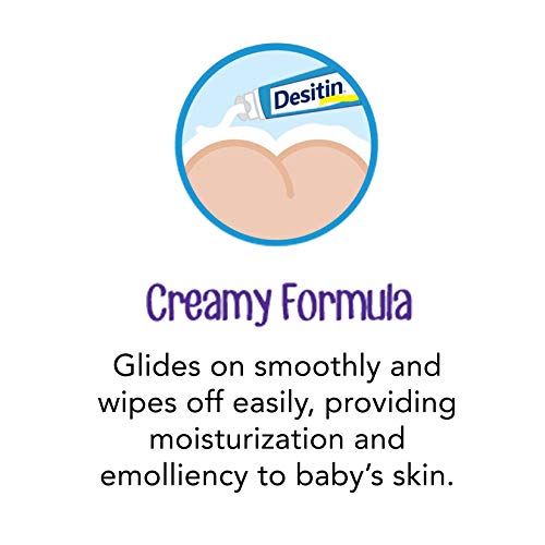 Desitin Diaper Rash Cream Rapid Relief - 2 oz Fast-Acting Treatment