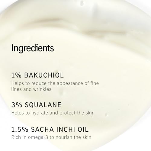 The INKEY List 1% Bakuchiol Moisturiser to Reduce the Appearance of Fine Lines and Wrinkles 30 ml