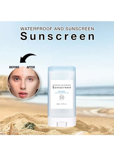 Lightweight Sunscreen Stick SPF50+ PA+++, No Sticky Refreshing Sun Stick for All Skin Types