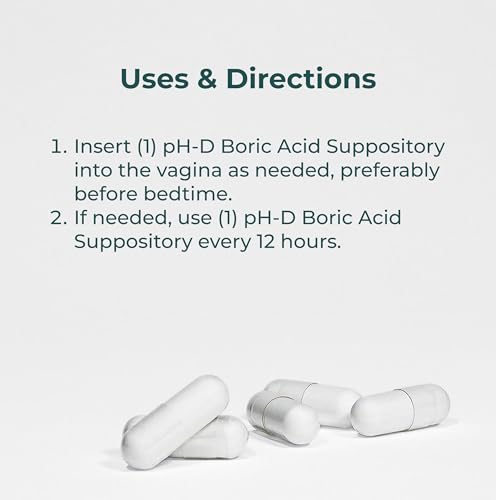 pH-D Feminine Health - 24 pH-D Suppositories + 5 Boric Acid Applicators