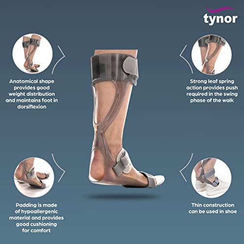 TYNOR Foot Drop Splint - Large, Right Foot Support