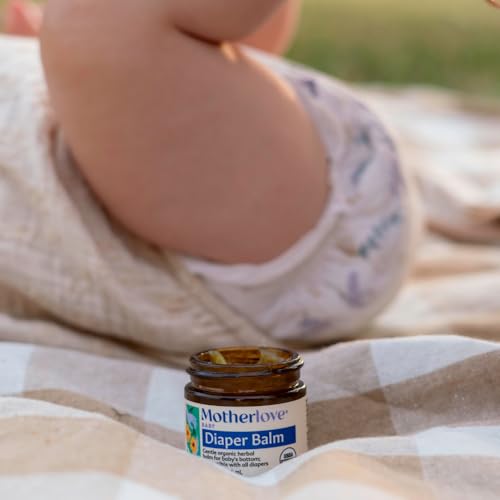 Motherlove Organic Diaper Balm with Antifungal & Antibacterial Herbs (1 oz)